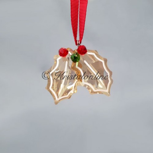 Kristalonline | Swarovski Kristal | Kerst | Holiday Cheers | Holiday Cheers - Ornament Peperkoekhulstbladeren | 5656277